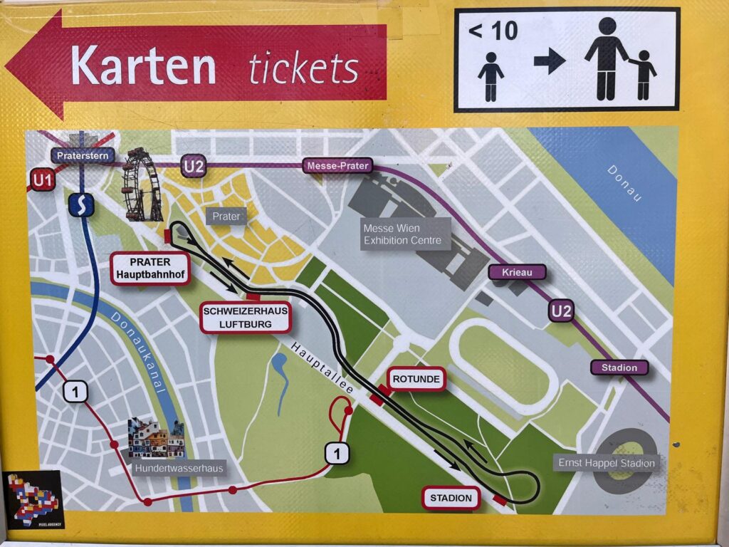 Fahrplan der Liliputbahn